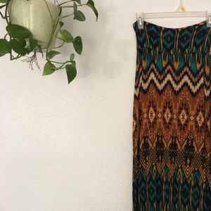 Tribal Maxi Skirt